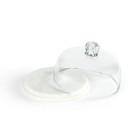 BakerS Glass & Marble Cloche