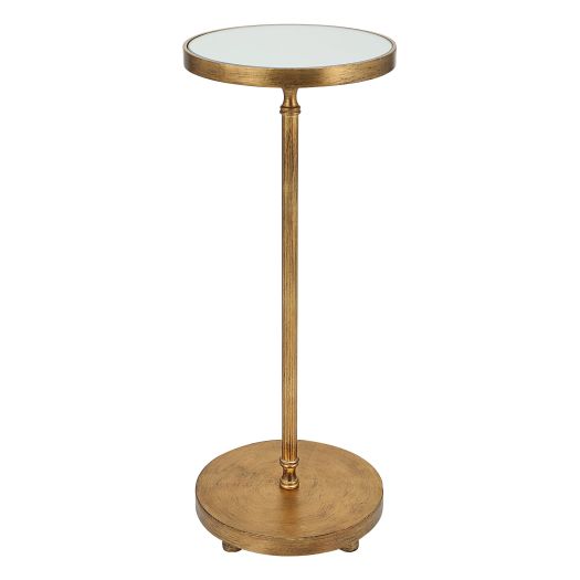 Henzler Gold Circle Accent Table