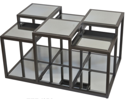 Multi Level Mirror Coffee Table