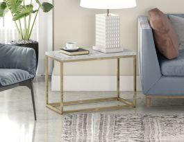 Rectangular Marble Side Table Marble RECTANGULAR SIDE TABLE