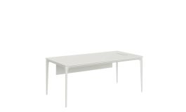 Rectangular Desk Fl03 Arc Rectangular Desk - White