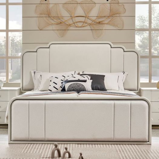 Timeless Tranquility White Queen Bed