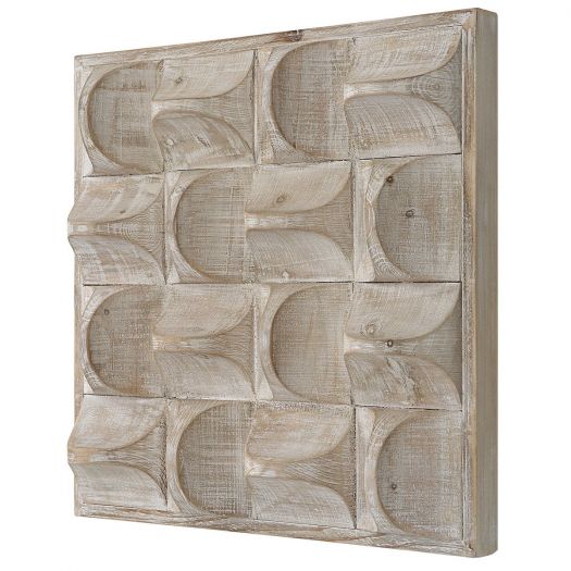 Uttermost Pickford Wood Wall Decor, Natural