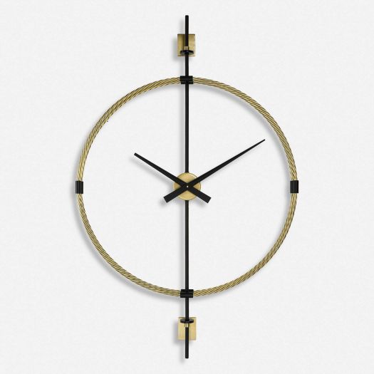 Time Flies Wall Clock
