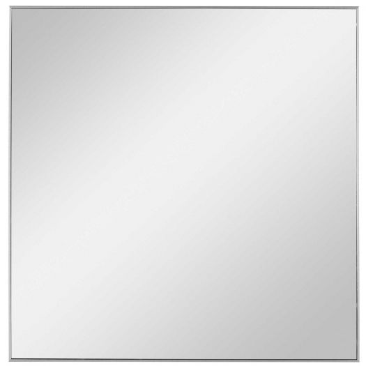 Alexo Silver Square Mirror