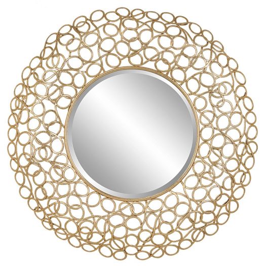 Swirl Round Mirror