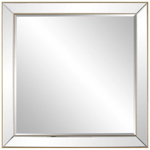 Lytton Square Mirror, Gold