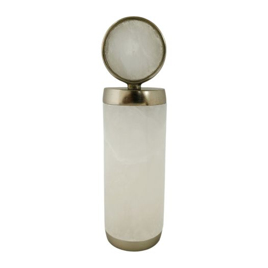 ASCEND LARGE ALABASTER STATUARY, WHT