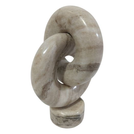 LORAINE BEIGE MARBLE RING STATUARY