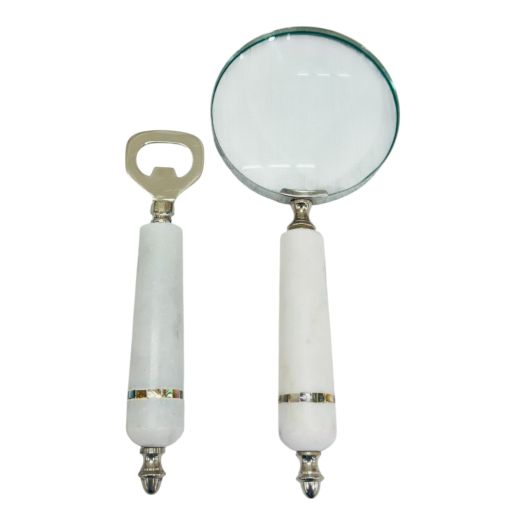 10 Romer Abalone Magnifying Glass And Bottle