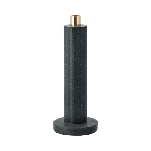 Candle Stick Resin Black