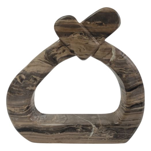 12" LOGAN CAPPUCCINO MARBLE STATUARY