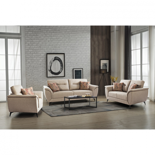 Glasgow Beige Sofa Set