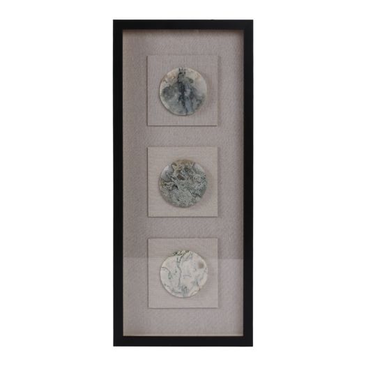 12x28 Hugues Natural Stone Shadowbox Art