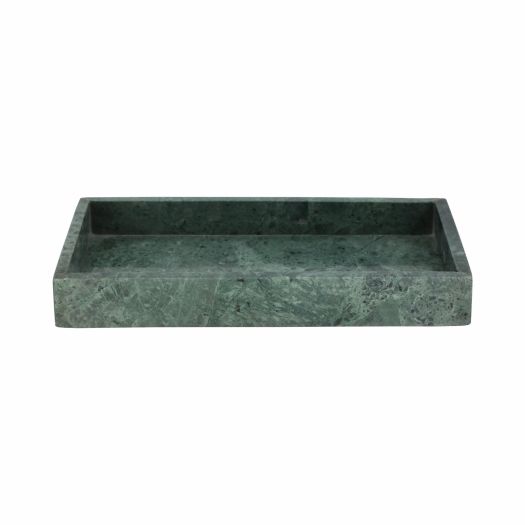 12x6 Marble Candle Tray, Green