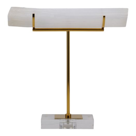 13 Artemis Large Selenite Stone Log Statuary