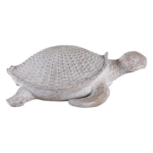 13 Sea Turtle Woven Pattern, White