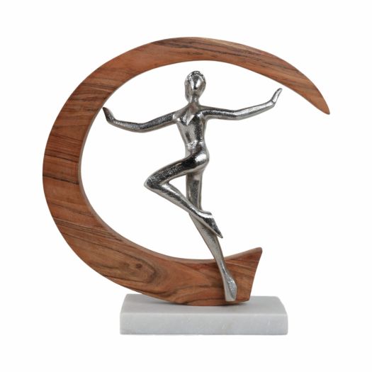 14 METAL GYMNAST, SILVER