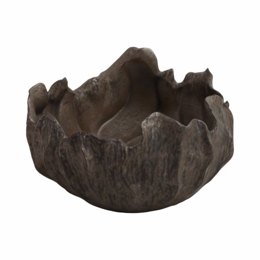 14 ZALDANA SHORT PORCELAIN BOWL, RUST