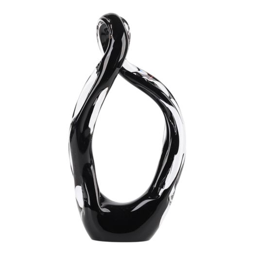 14 Zelah Black Glass Sculpture