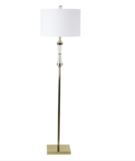 61"H CRYSTAL FLOOR LAMP