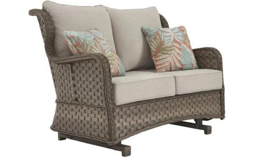 Clear Ridge Glider Loveseat with Cushion