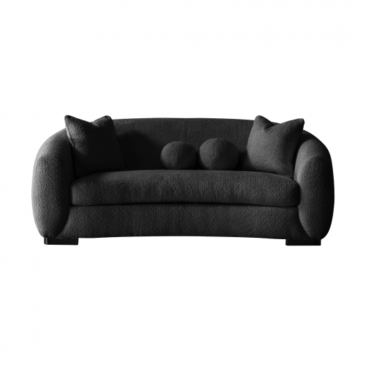 Bouclé Loveseat