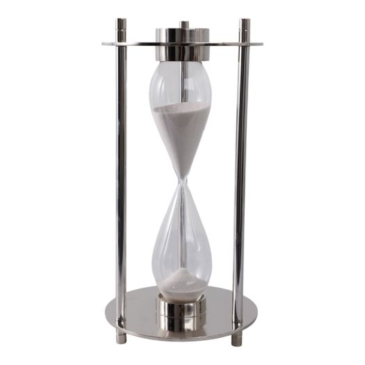 15 Perth Silver Aluminum Compass Hourglass