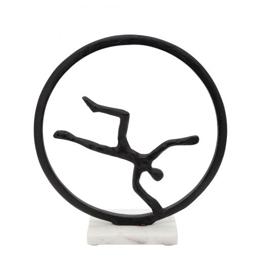 14 MAN ON A LOOP, BLACK