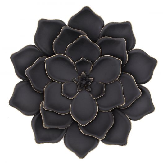 Metal 20" Multi-Layer Flower Wall De