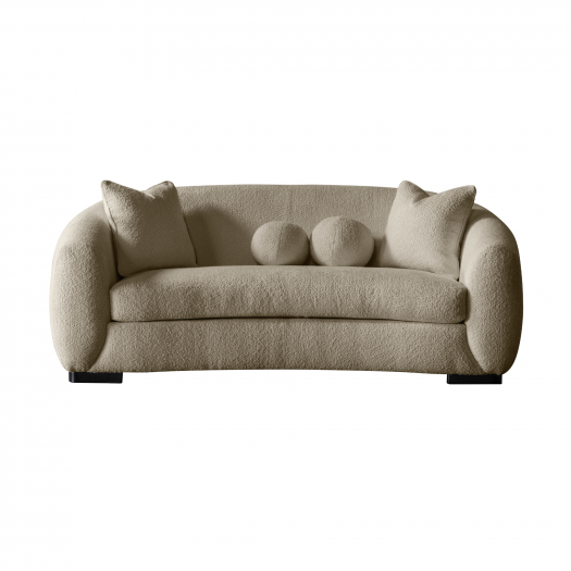 Bouclé Loveseat