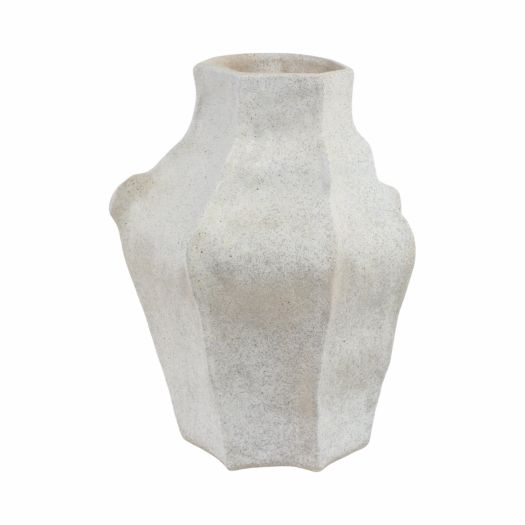 15DELRIO SMALL PORCELAIN VASE, GRAY