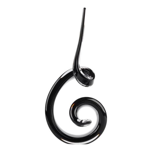 16 Kanah Black Glass Sculpture