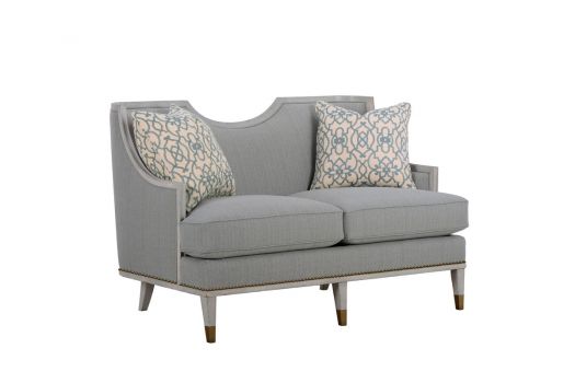 Intrigue - Harper Vintage Blue Loveseat