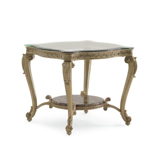 RECT END TABLE GLASS - Regency