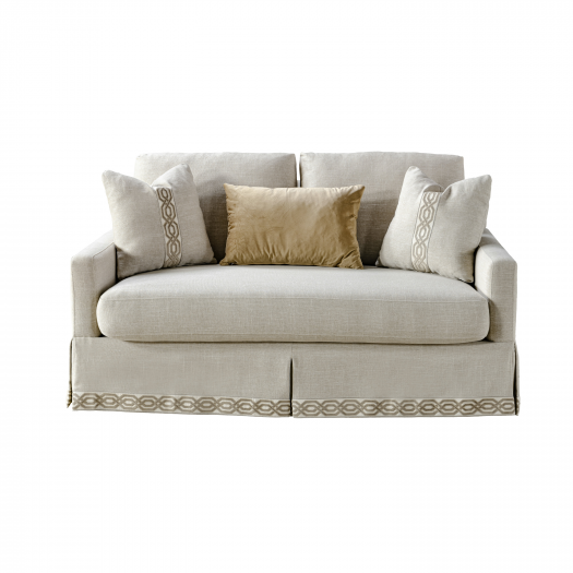 Lamia Beige Loveseat (164cm)