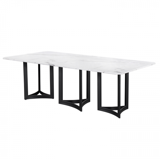 Alexa Marble Top Dining Table