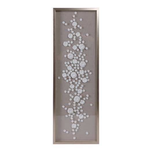 16X47 PADUINAN DIMENSIONAL FLOWER SHADOWBOX ART