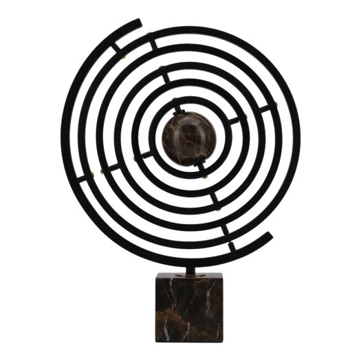 17 Harmon Brown Stone Armillary Statuary