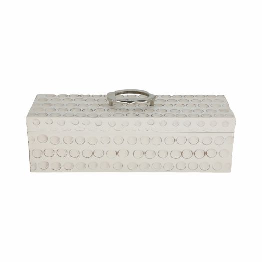 18 Griffon White Wood Box