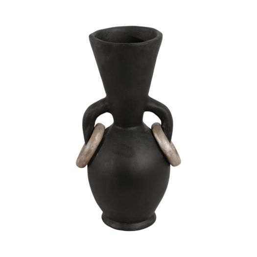 18" XIXA BLACK LARGE ECOMIX VASE