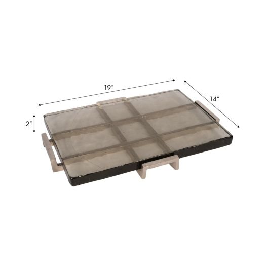 Kingston Silver Rectangle Tray