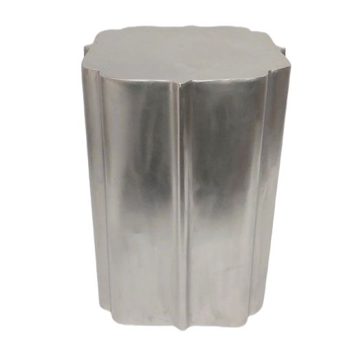 19 Minot Short Silver Drum Table