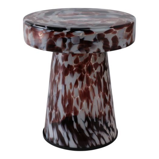 19 Platar Dapple Art Glass Table, Brown