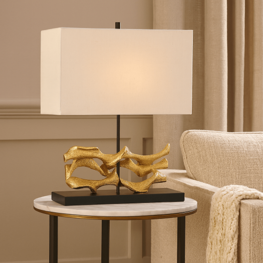 19.5”H POLY TABLE LAMP
