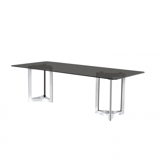 Alexa Glass Top Dining Table