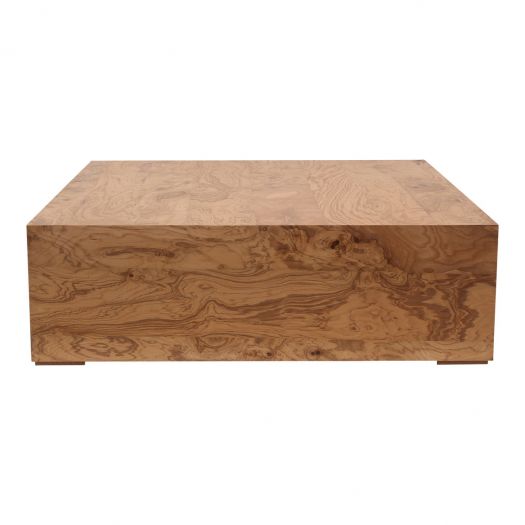 Nash Coffee Table Honey Brown Burl