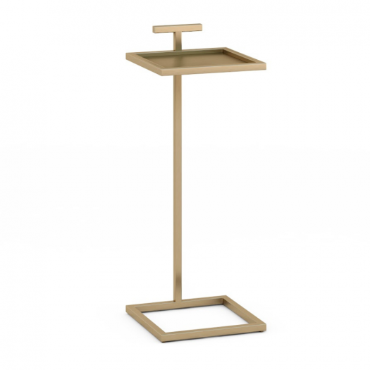 Brass 10" Maisie Accent Table Square