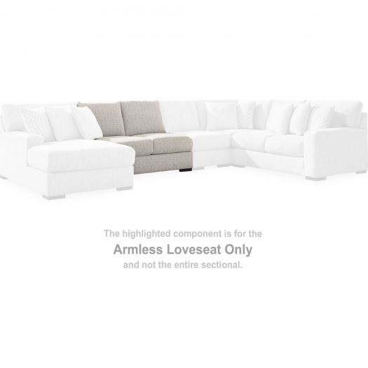 Larce Armless Loveseat