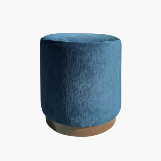 BLUE OTTOMAN